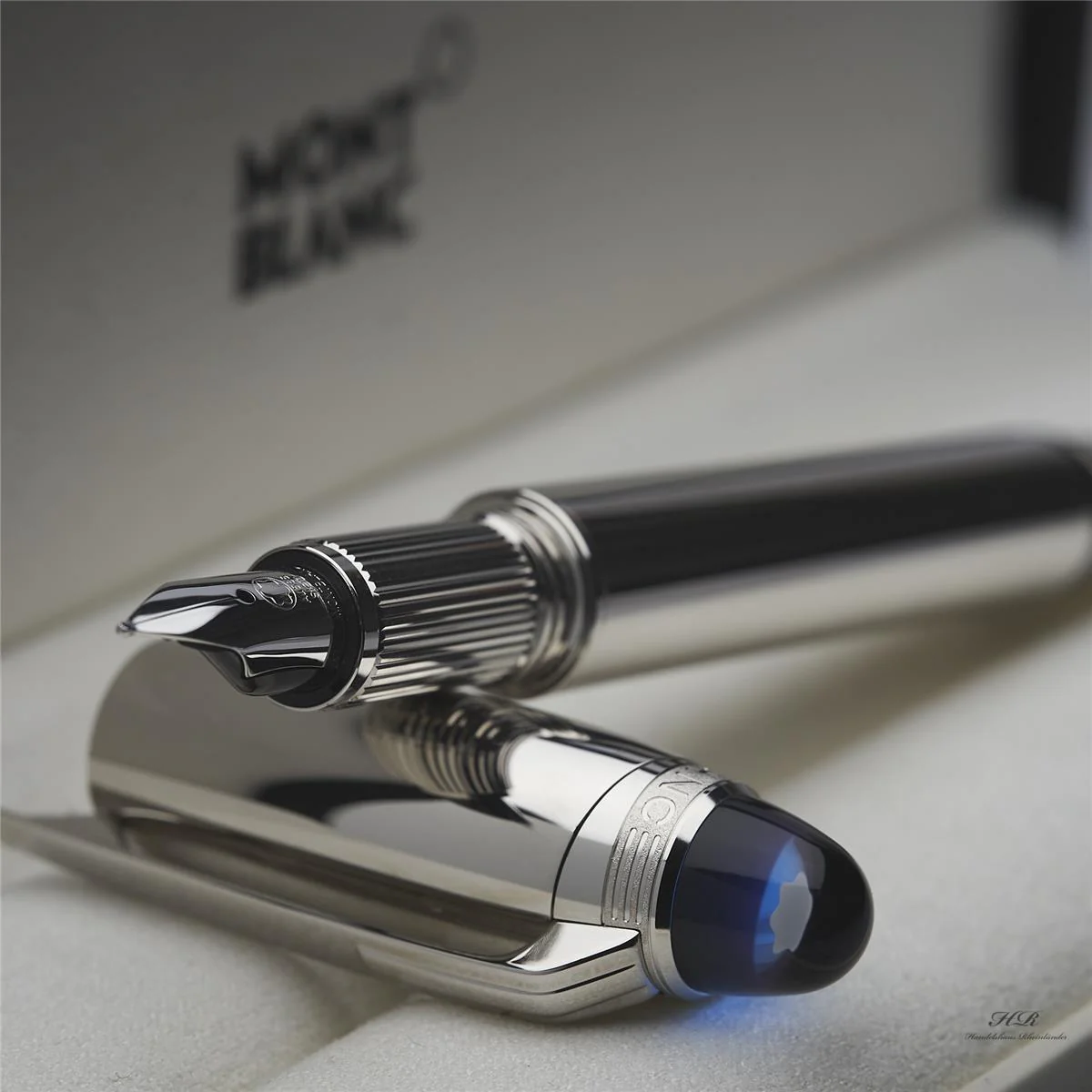 Montblanc Starwalker Metal Line Füllfer mit blauer Kappe ID 132537-118875 - Image 6