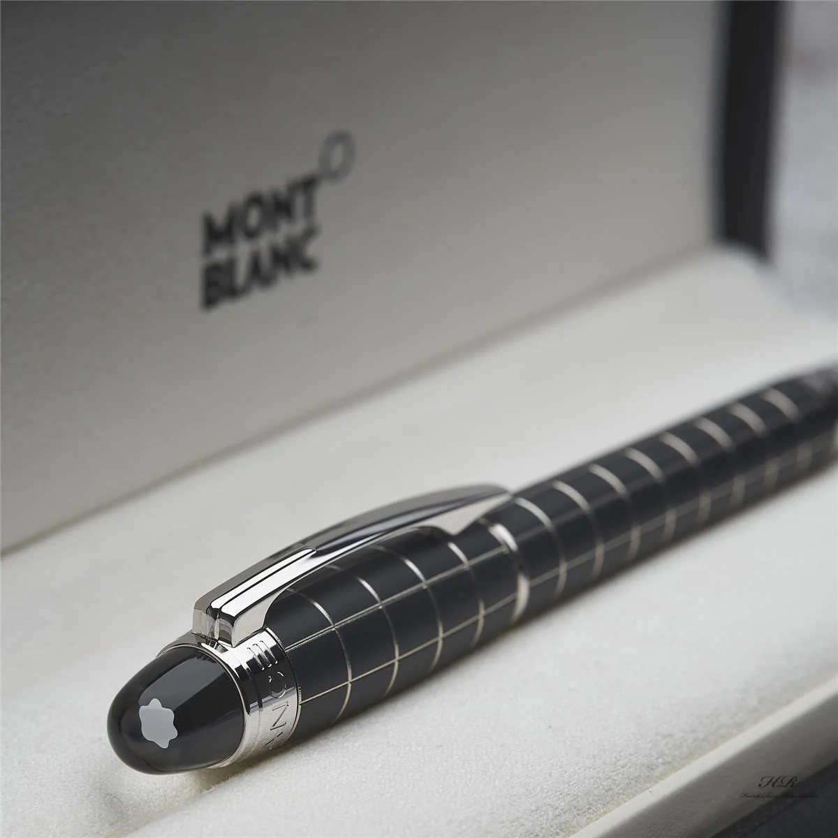 Montblanc Starwalker Metal Rubber Line Füllfederhalter Fountain Pen ID 08854 OVP - Image 2