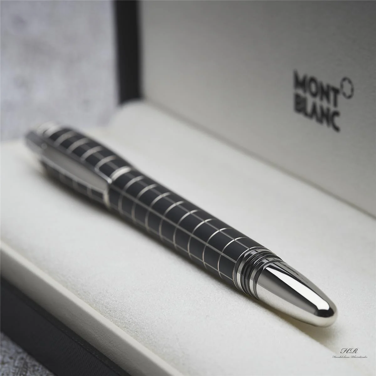 Montblanc Starwalker Metal Rubber Line Füllfederhalter Fountain Pen ID 08854 OVP - Image 3