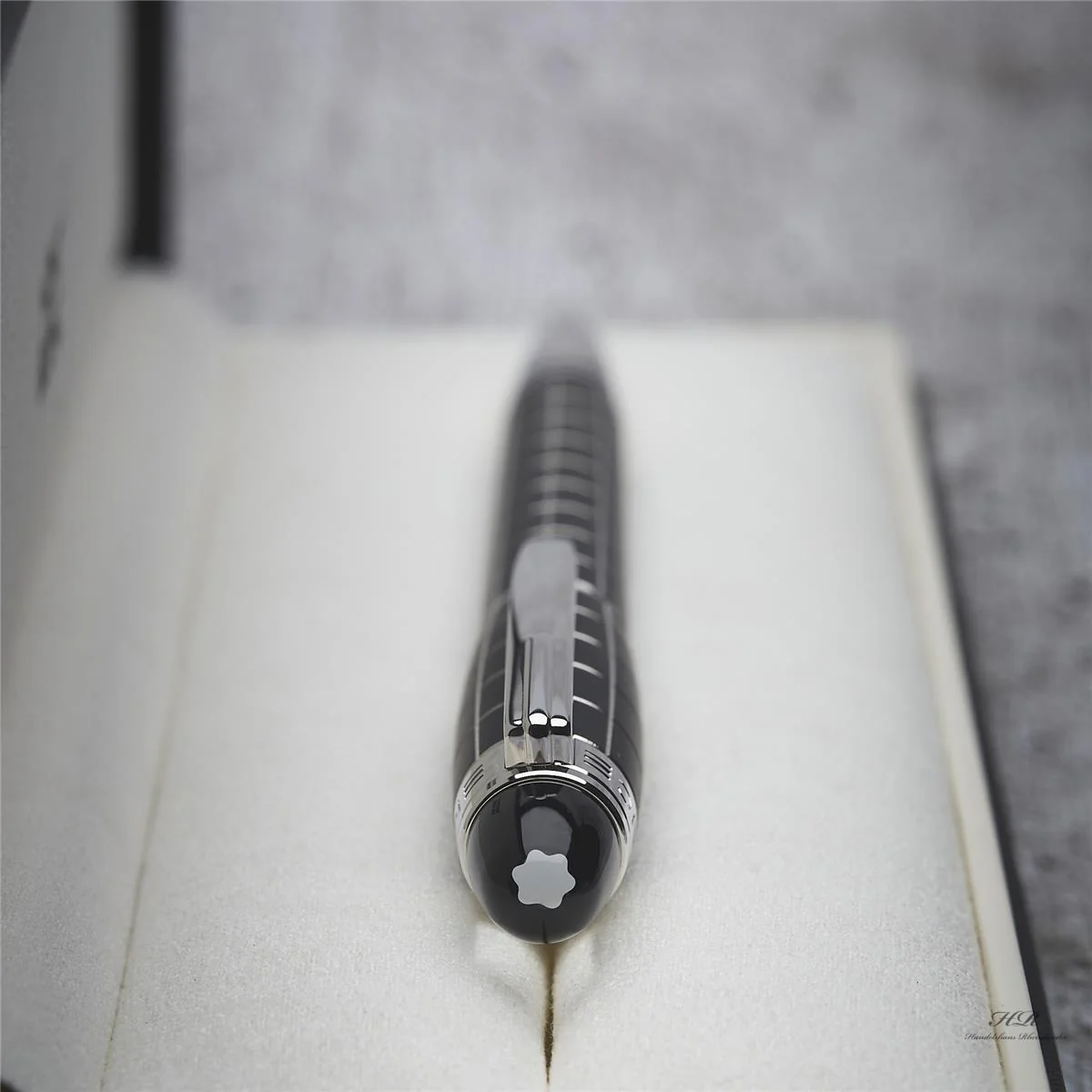 Montblanc Starwalker Metal Rubber Line Füllfederhalter Fountain Pen ID 08854 OVP - Image 5