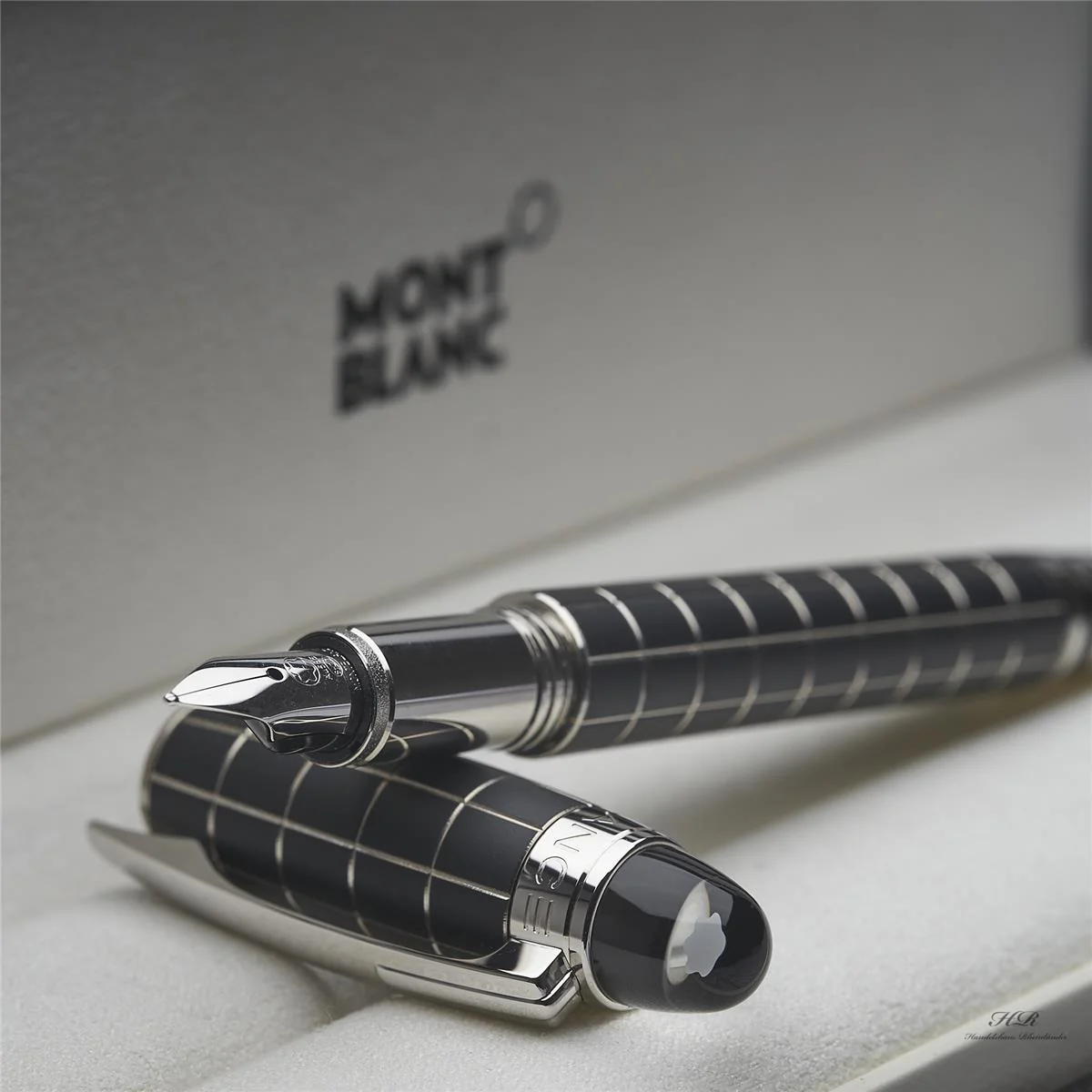 Montblanc Starwalker Metal Rubber Line Füllfederhalter Fountain Pen ID 08854 OVP - Image 6