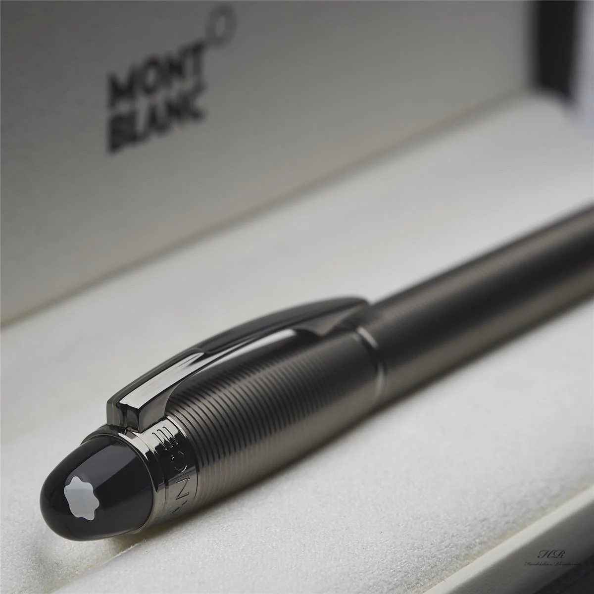 Montblanc Starwalker Midnight Black Metal Line Füllfederhalter ID 105647 mit OVP - Image 2