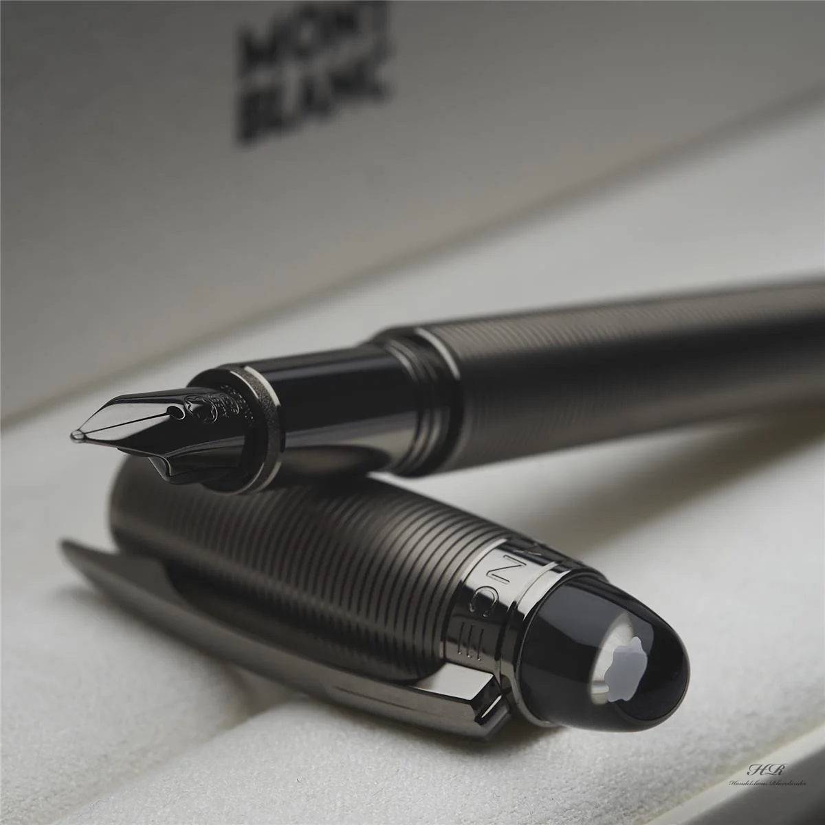 Montblanc Starwalker Midnight Black Metal Line Füllfederhalter ID 105647 mit OVP - Image 6