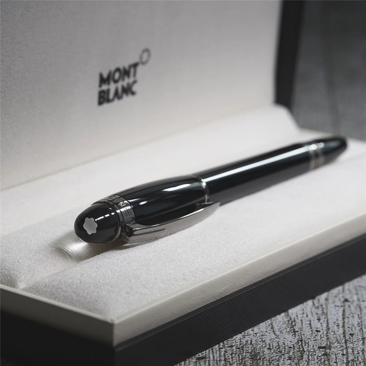 Montblanc Starwalker Midnight Black Resin Line Füllfederhalter ID 105655 mit OVP - Image 2
