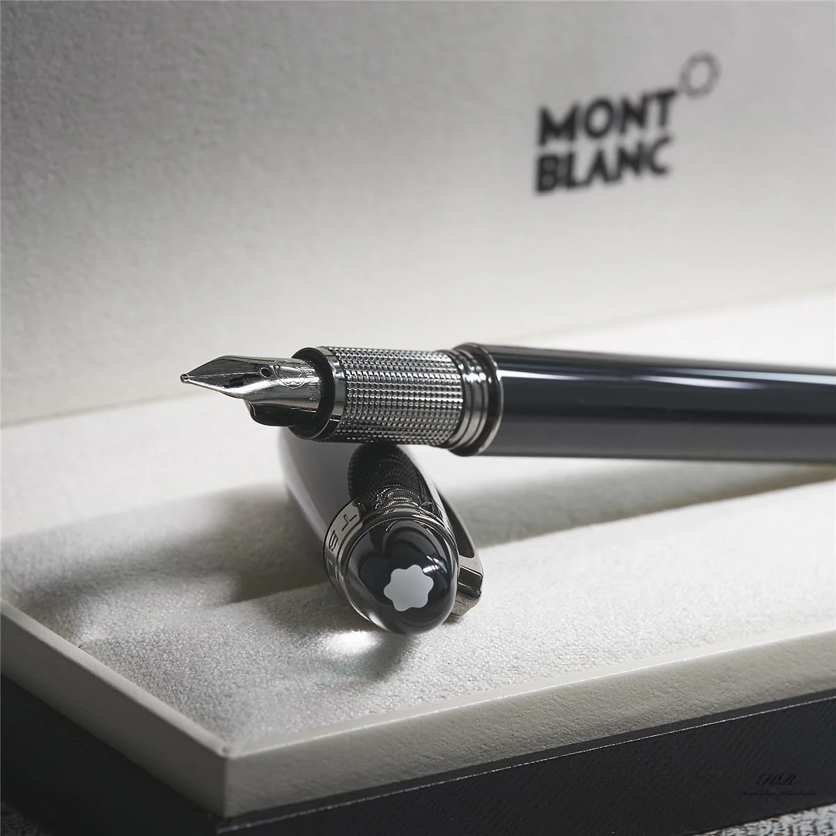 Montblanc Starwalker Midnight Black Resin Line Füllfederhalter ID 105655 mit OVP - Image 8