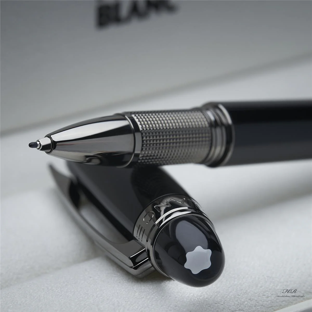 Montblanc Starwalker Midnight Black Roller Ball Fine Liner No 105656 mit OVP - Image 4