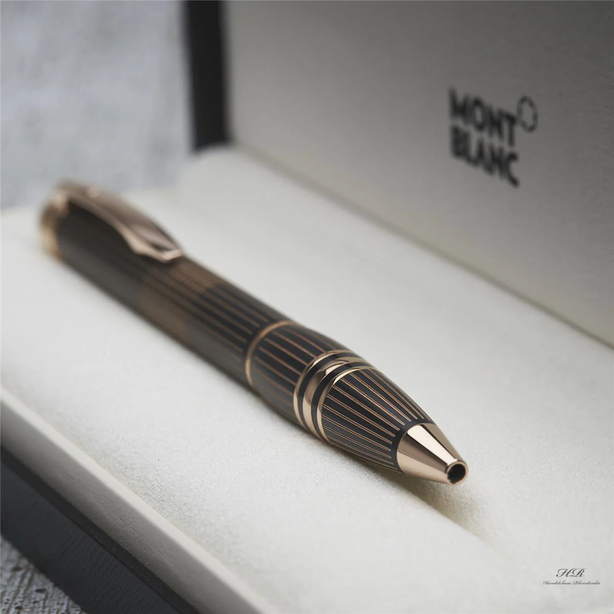 Montblanc Starwalker Red Gold Metal Line Kugelschreiber ID 106869 Kuli mit OVP - Image 3