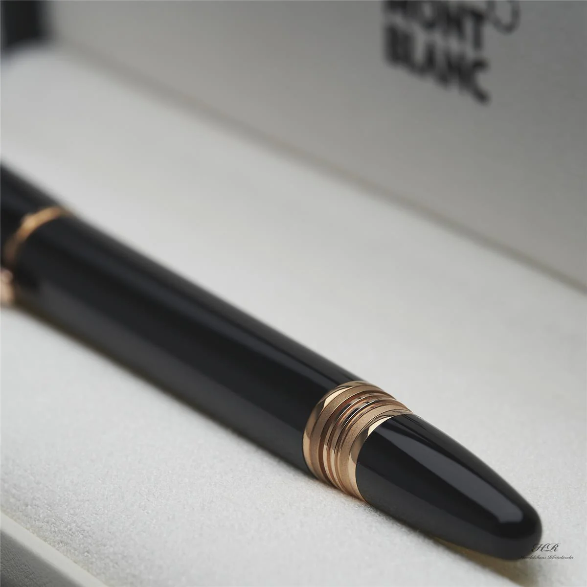 Montblanc Starwalker 14K Red Gold Black Resin Line Füllfederhalter ID 105651 OVP - Image 4