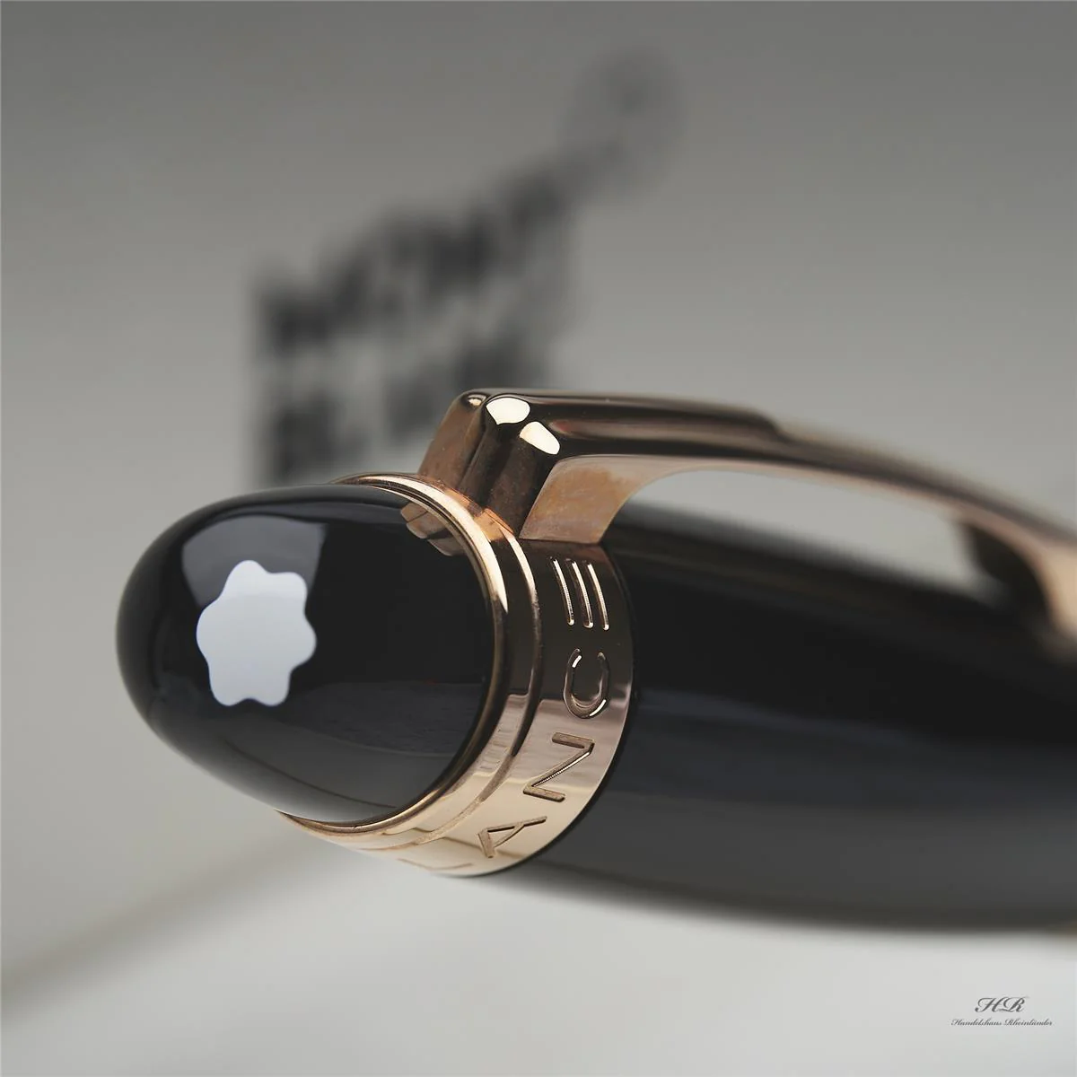 Montblanc Starwalker 14K Red Gold Black Resin Line Füllfederhalter ID 105651 OVP - Image 7