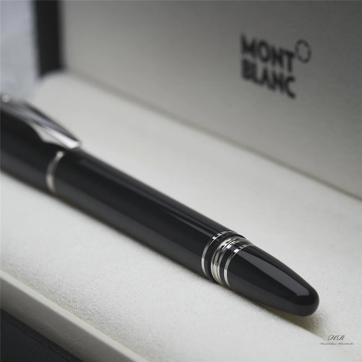 Montblanc Starwalker Resin Line Roller Ball Liner Black Platiniert ID 08485 OVP - Image 3
