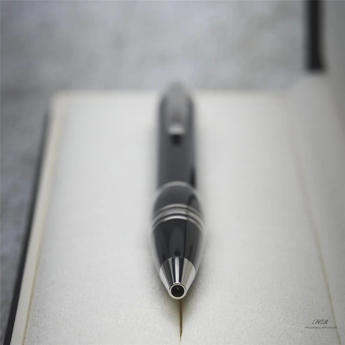 Montblanc Starwalker Resin Line Kugelschreiber Schwarz Platiniert ID 08486 OVP - Image 5