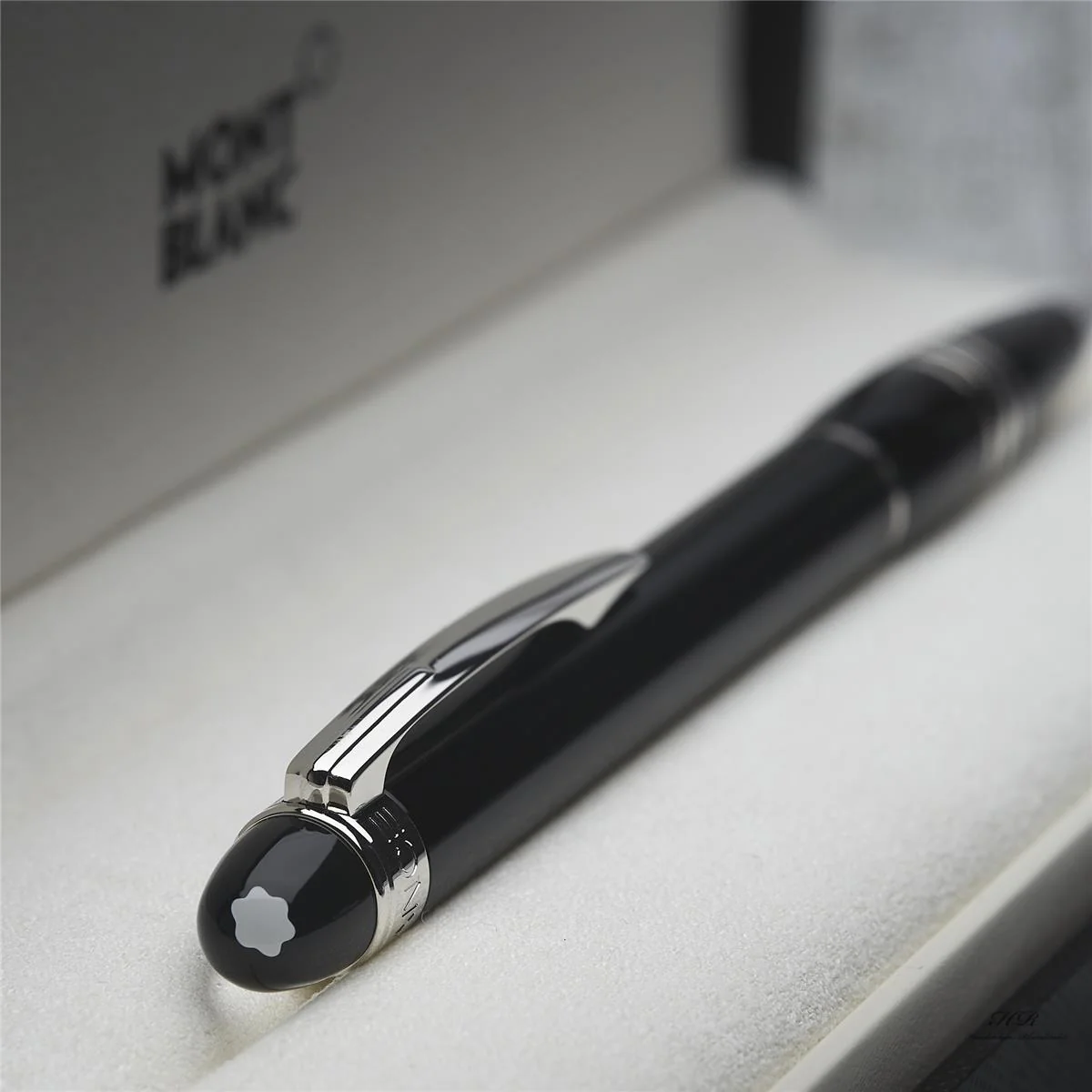 Montblanc Starwalker Resin Line Drehbleistift 0,7mm Black Edelharz ID 08484 OVP - Image 2