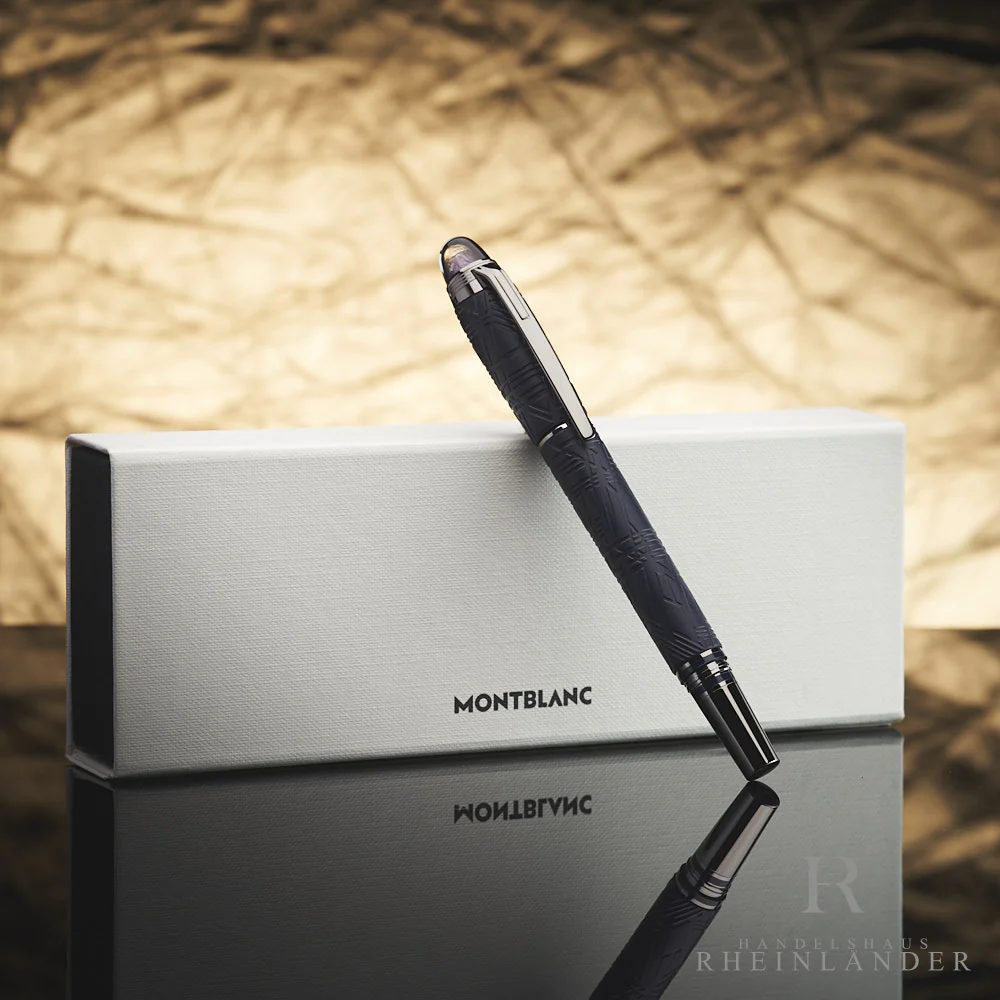 Montblanc Starwalker Spaceblue Resin Rollerball Fineliner ID 130212