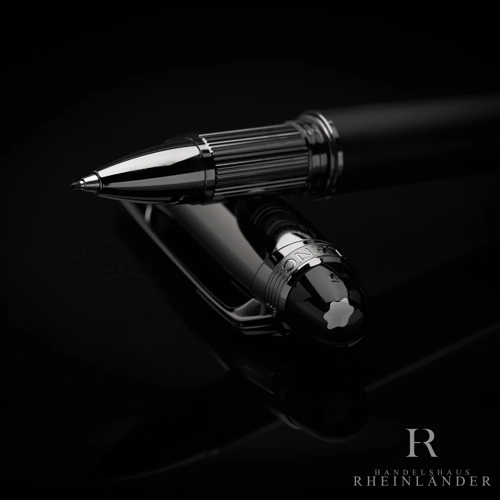 Montblanc Starwalker Ultra Black Doué Rollerball Fineliner Schwarz ID 126365 OVP - Image 5