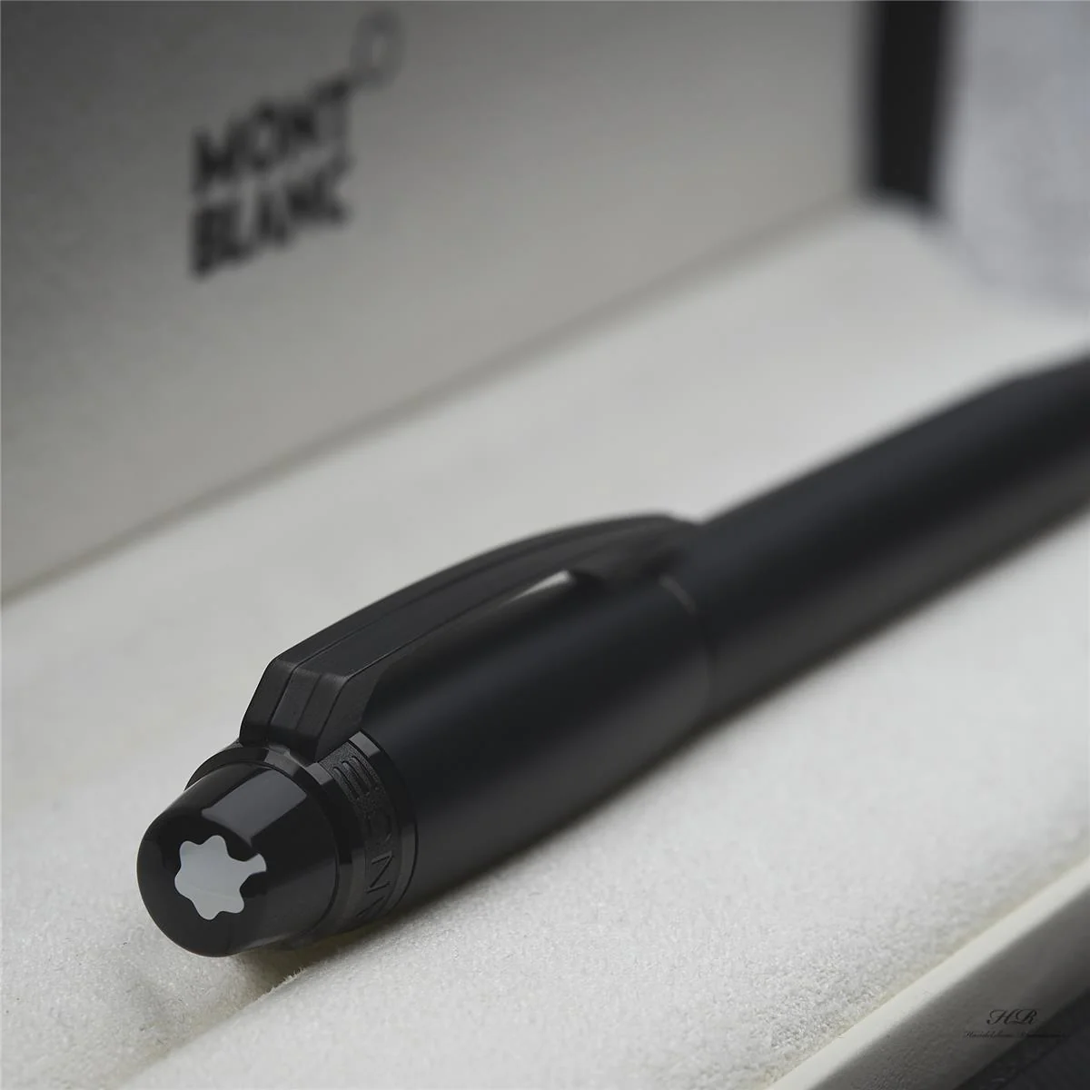 Montblanc Starwalker Ultra Black Edelstahl Roller Ball Fine Liner ID 118463 OVP - Image 2