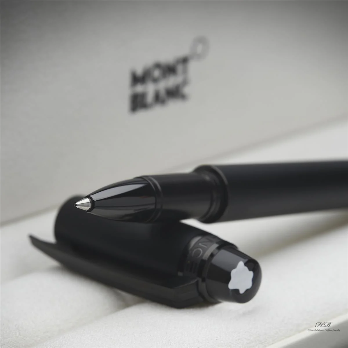 Montblanc Starwalker Ultra Black Edelstahl Roller Ball Fine Liner ID 118463 OVP - Image 6