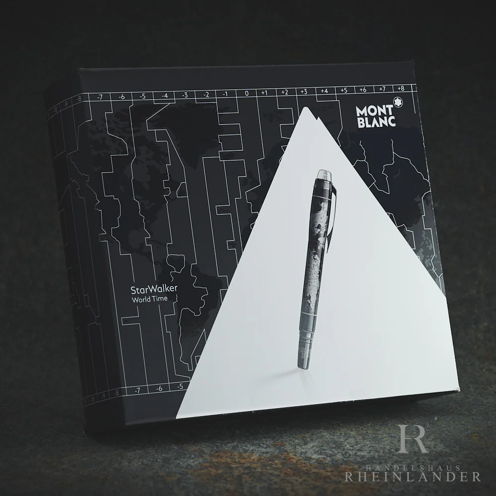 Montblanc Starwalker World Time Special Edition Fine Liner Rollerball ID 112704 - Image 10