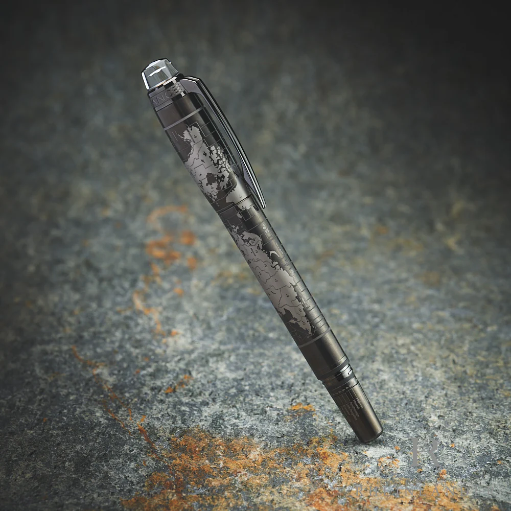 Montblanc Starwalker World Time Special Edition Fine Liner Rollerball ID 112704 - Image 2