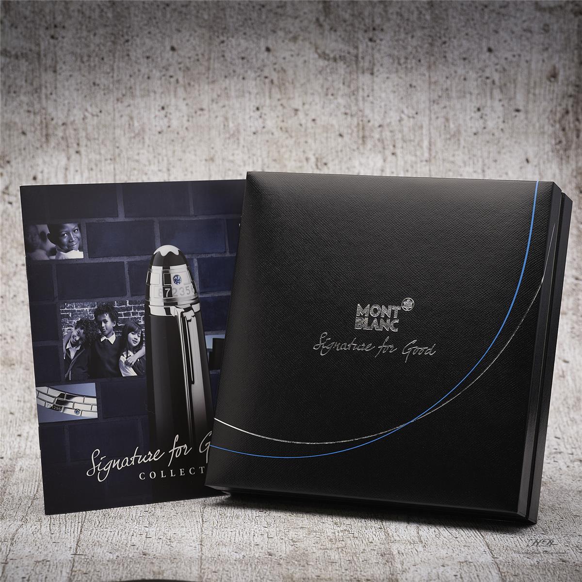 Montblanc Meisterstück Unicef 2013 Classique 164 Platin Kugelschreiber ID 109355 - Image 5