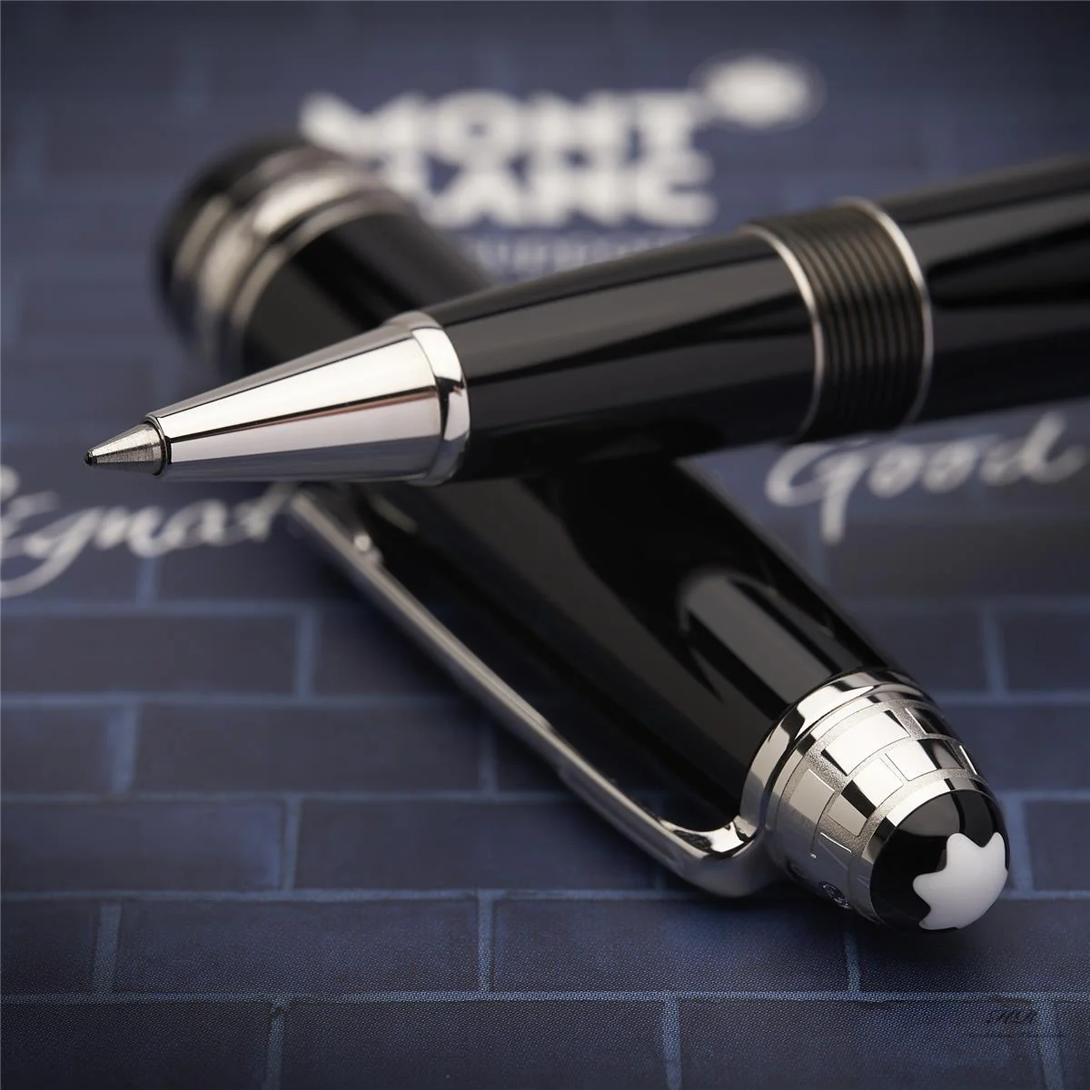 Montblanc Meisterstück Unicef 2013 Le Grand No 162 Platin Roller Ball ID 109350 - Image 5