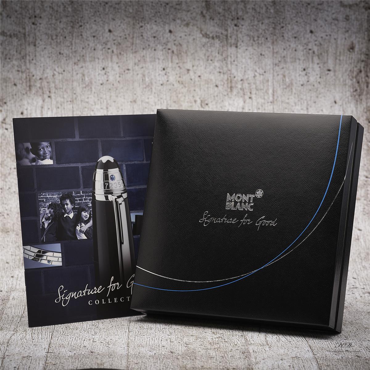 Montblanc Meisterstück Unicef 2013 Le Grand No 162 Platin Roller Ball ID 109350 - Image 6