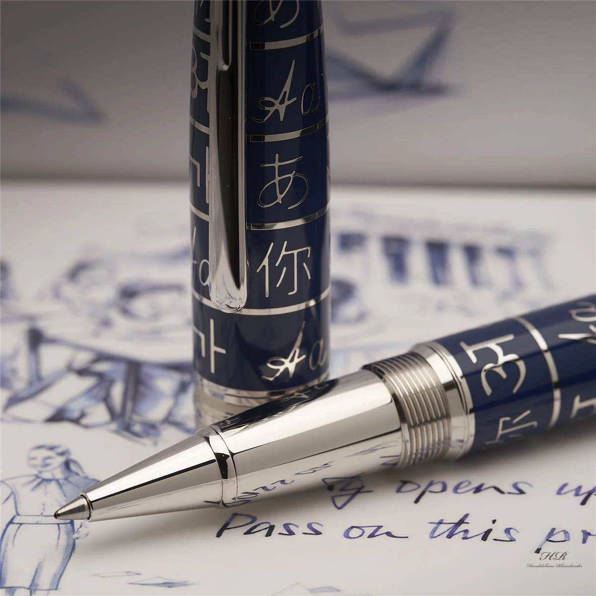 Montblanc Meisterstück UNICEF Solitaire LeGrand Rollerball Fineliner 116084 OVP - Image 5