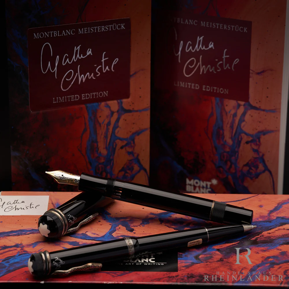 Montblanc Writers Edition Agatha Christie 2er Set Füllfederhalter Drehbleistift