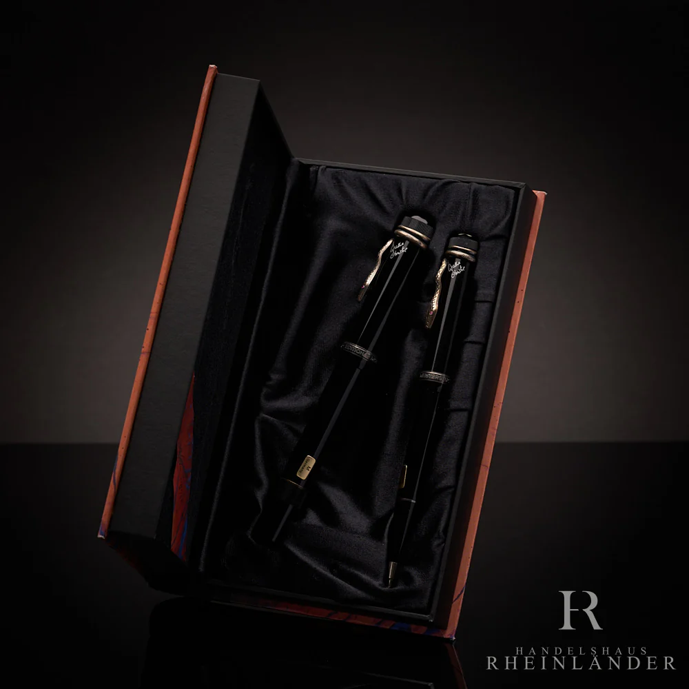 Montblanc Writers Edition Agatha Christie 2er Set Füllfederhalter Drehbleistift - Image 2
