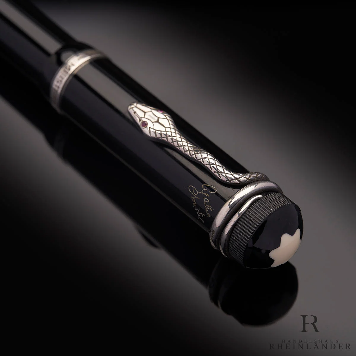 Montblanc Writers Edition von 1993 Agatha Christie Füllfederhalter ID 28606 - Image 3