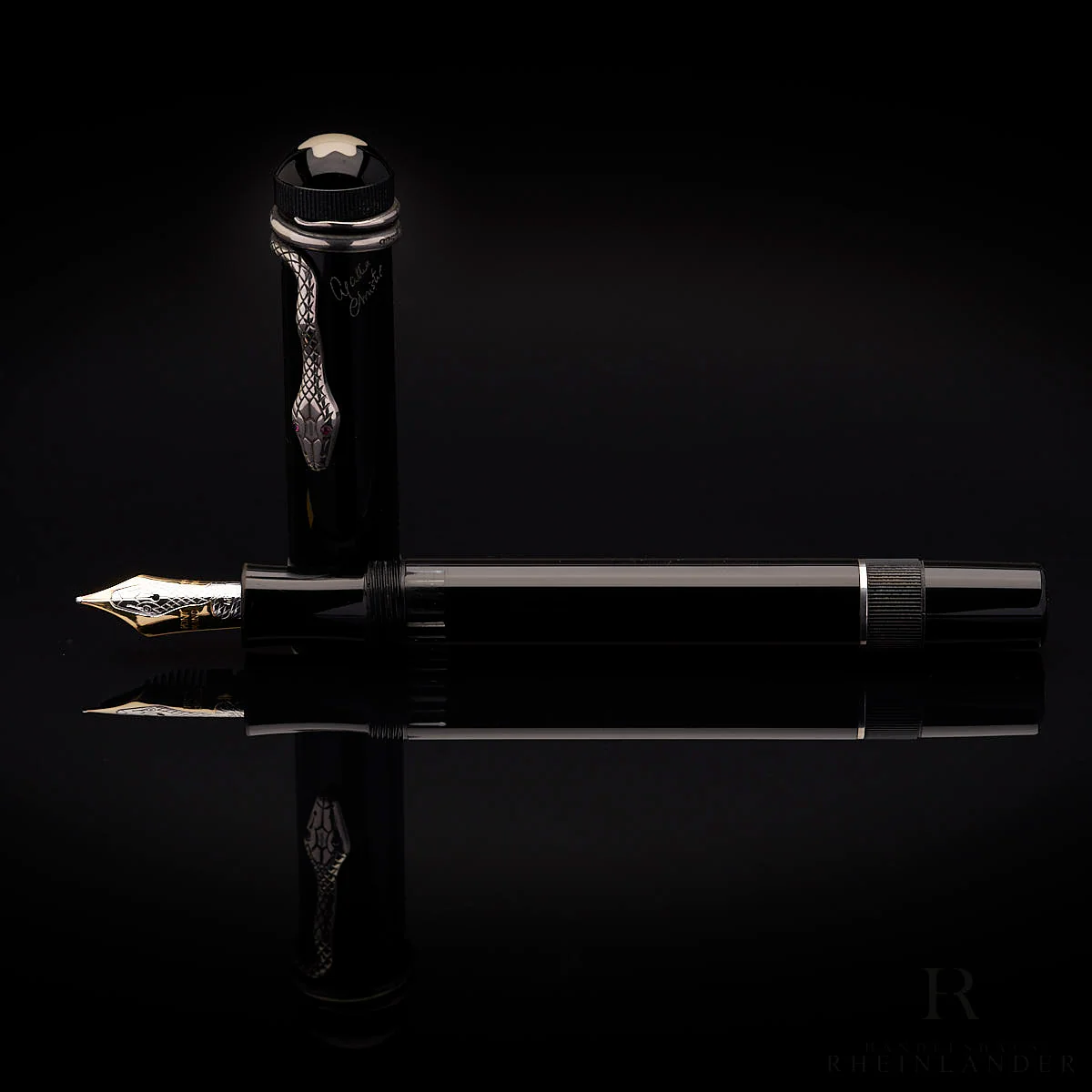 Montblanc Writers Edition von 1993 Agatha Christie Füllfederhalter ID 28606 - Image 6