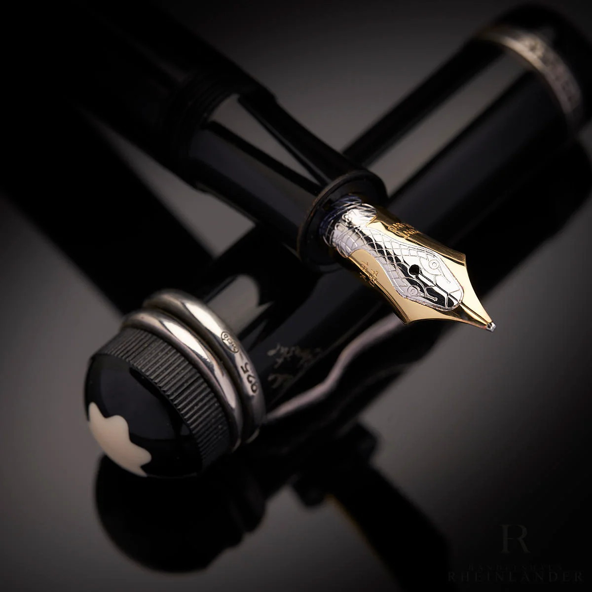Montblanc Writers Edition von 1993 Agatha Christie Füllfederhalter ID 28606 - Image 7