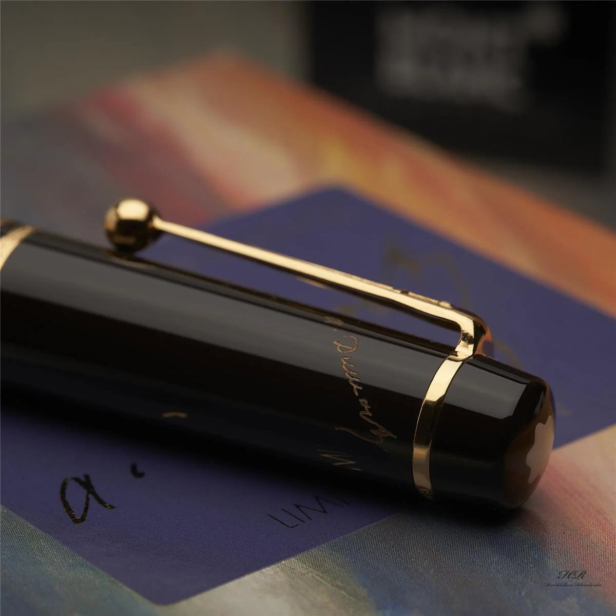 Montblanc Writers Edition von 1996 Alexandre Dumas Sohn Kugelschreiber ID 28644 - Image 2