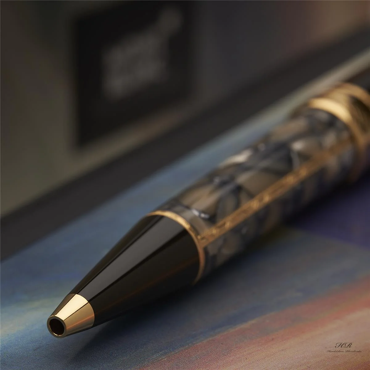 Montblanc Writers Edition von 1996 Alexandre Dumas Sohn Kugelschreiber ID 28644 - Image 4
