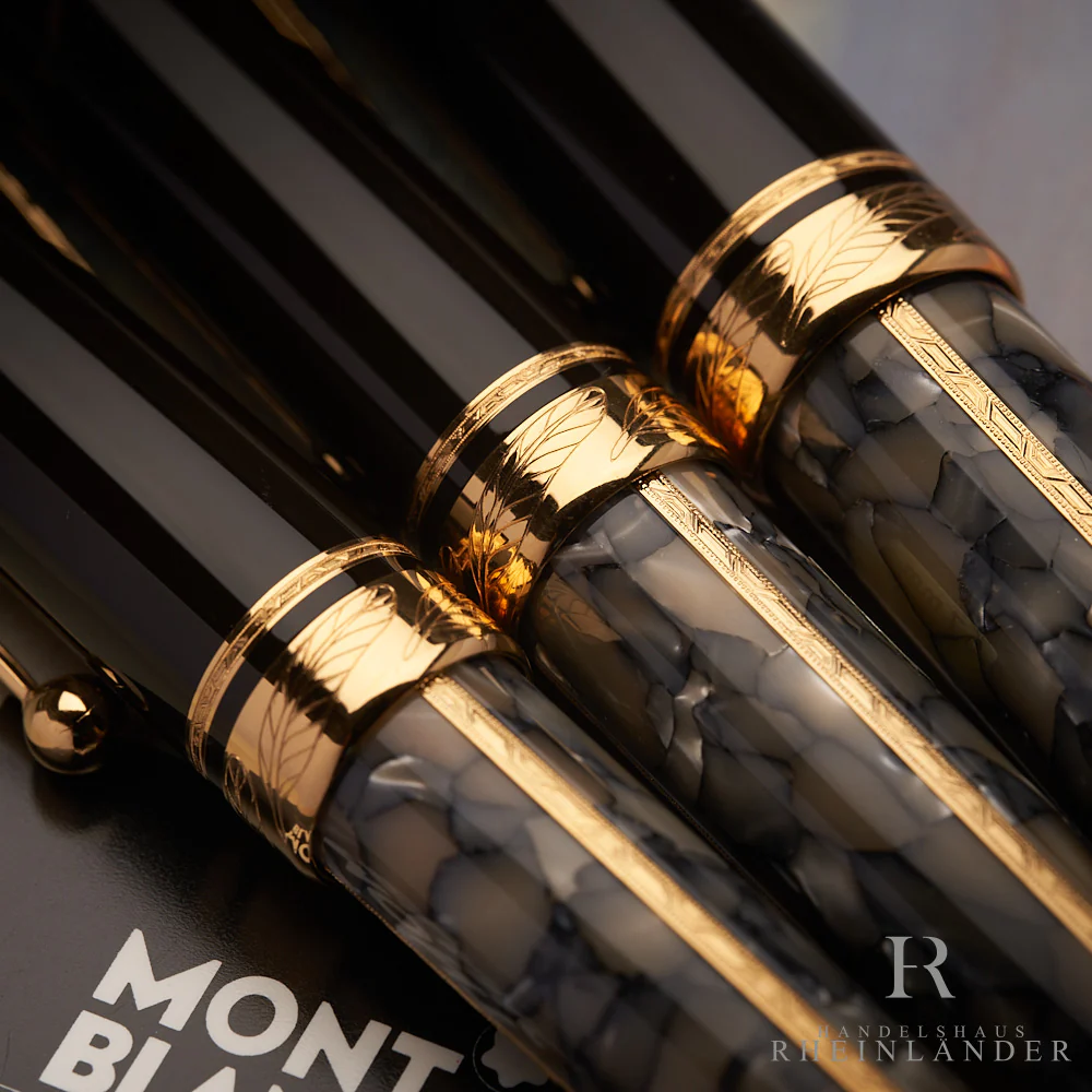 Montblanc Writers Edition Set FP BP MP 1996 Alexandre Dumas Sohn  ID 28704 OVP - Image 4