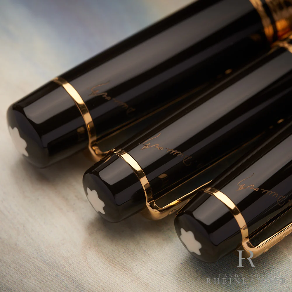 Montblanc Writers Edition Set FP BP MP 1996 Alexandre Dumas Sohn  ID 28704 OVP - Image 5