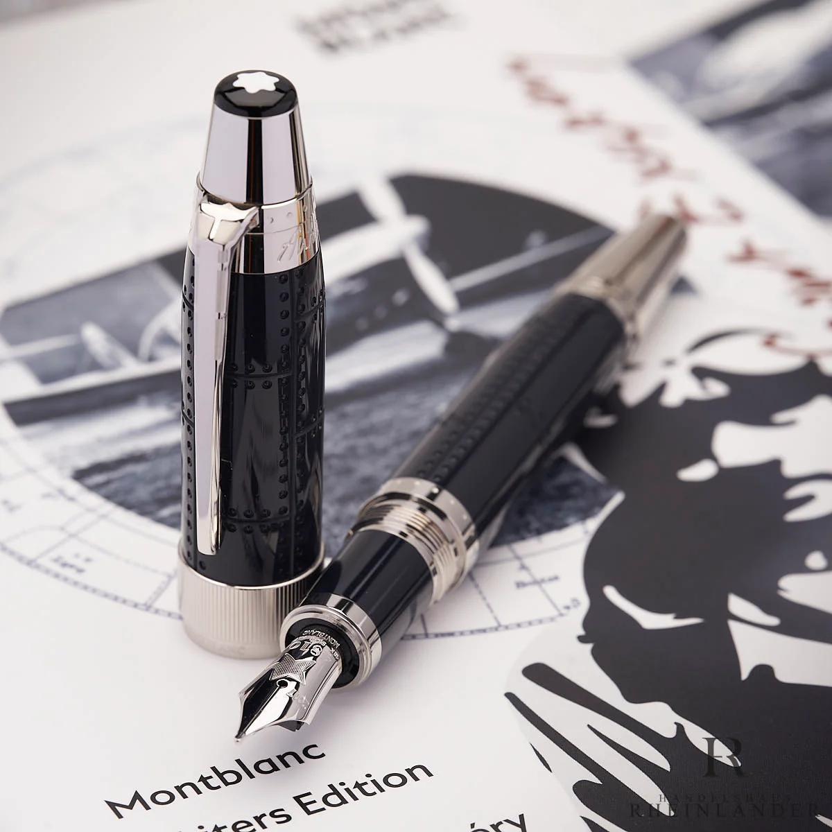 Montblanc Writers Edition 2017 Antoine de Saint Exupery Fountain Pen ID 116109 - Image 5
