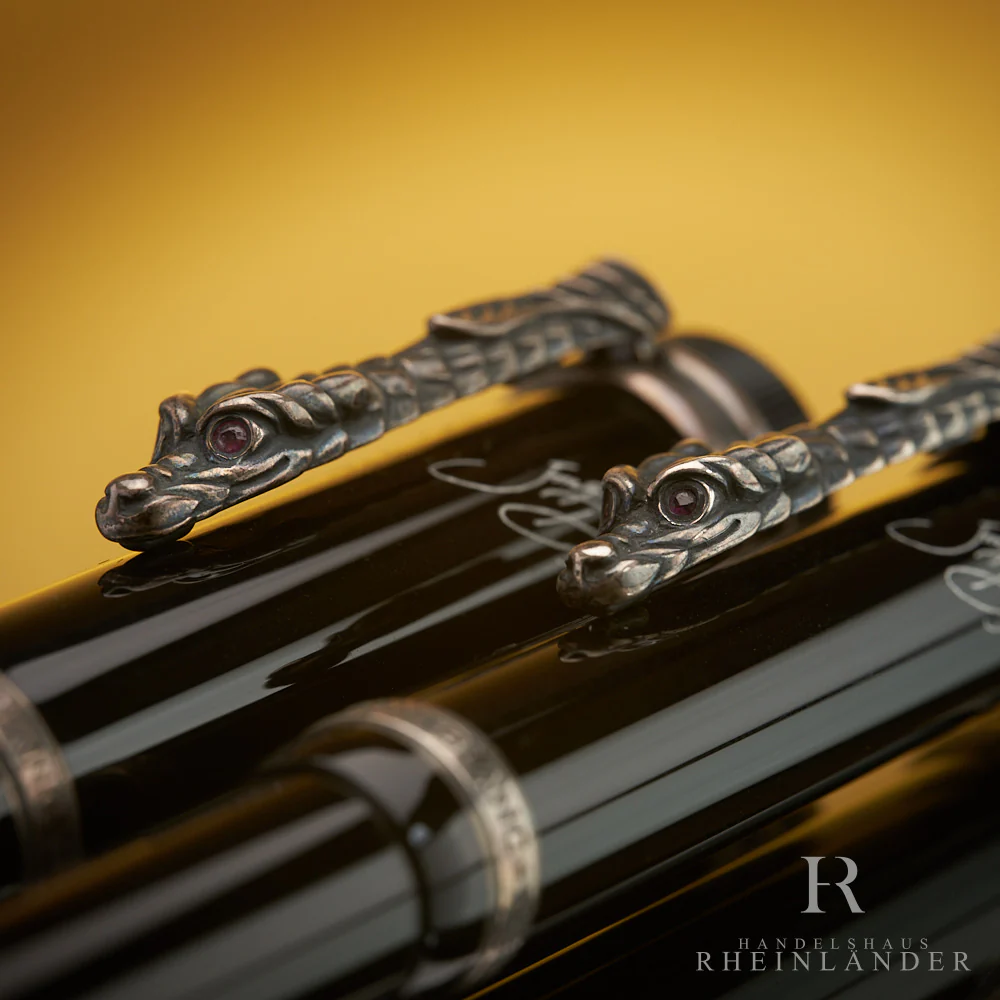 Montblanc Writers Edition Asia Line 1993 Imperial Dragon 2er Set ID 28701 OVP - Image 5