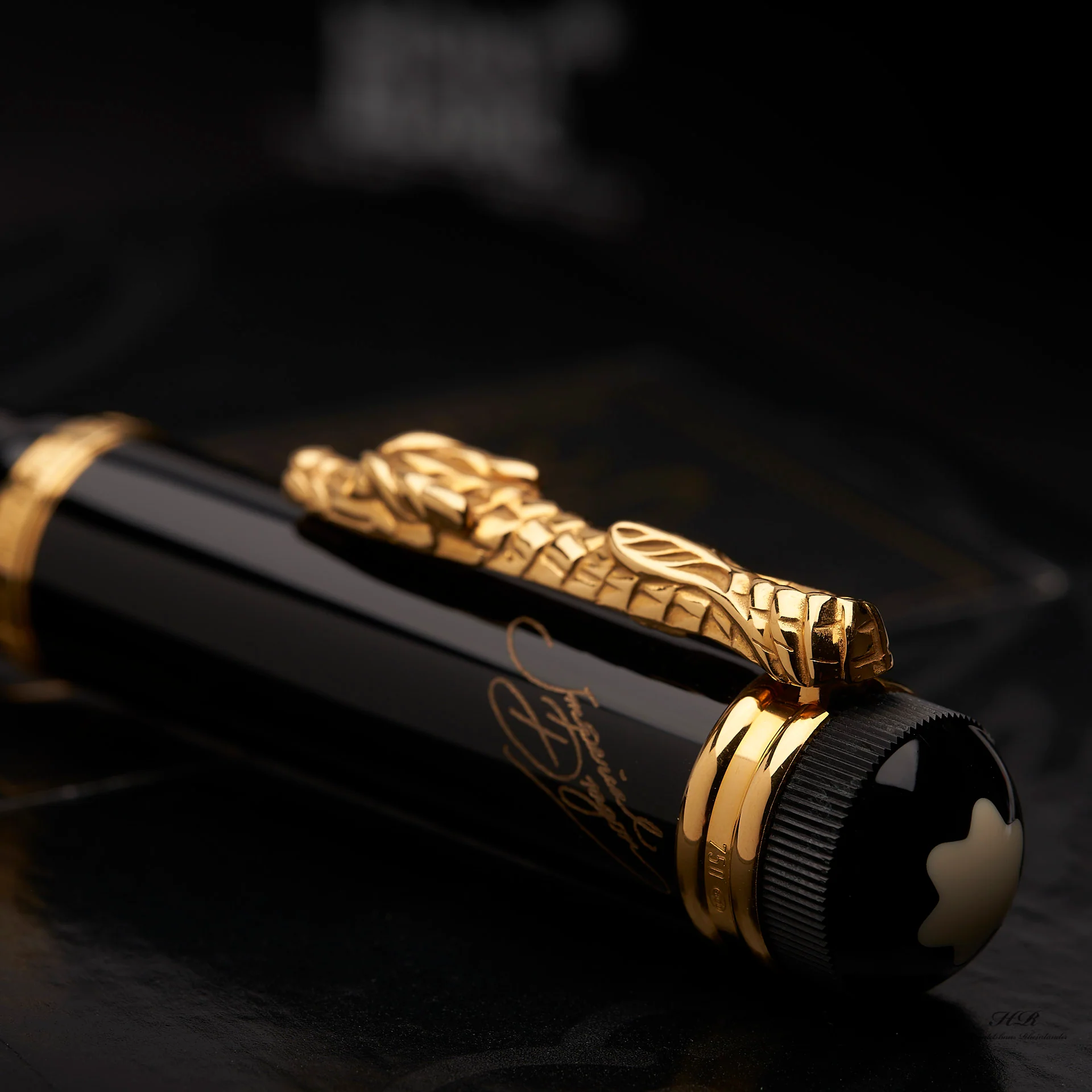 Montblanc Writers Edition Asia Line 1993 Imperial Dragon 888 Füller ID 17637 OVP - Image 2