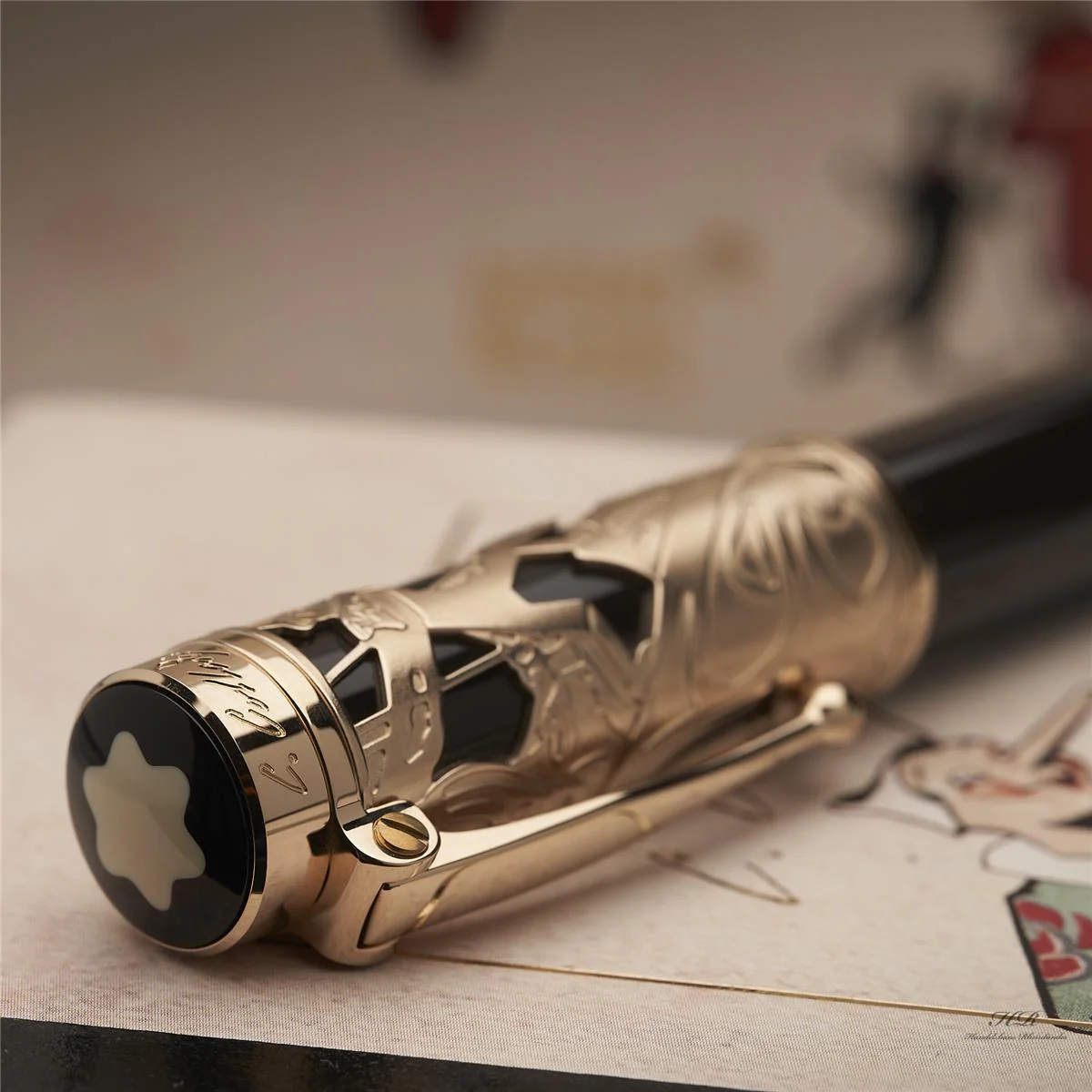 Montblanc Writers Edition von 2011 Carlo Collodi Füllfederhalter ID 106640 OVP - Image 3