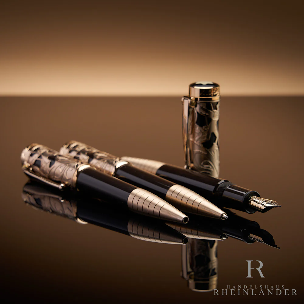 Montblanc Writers Edition Set Carlo Collodi 2011 Füller Kuli Bleistsift 106644 - Image 3
