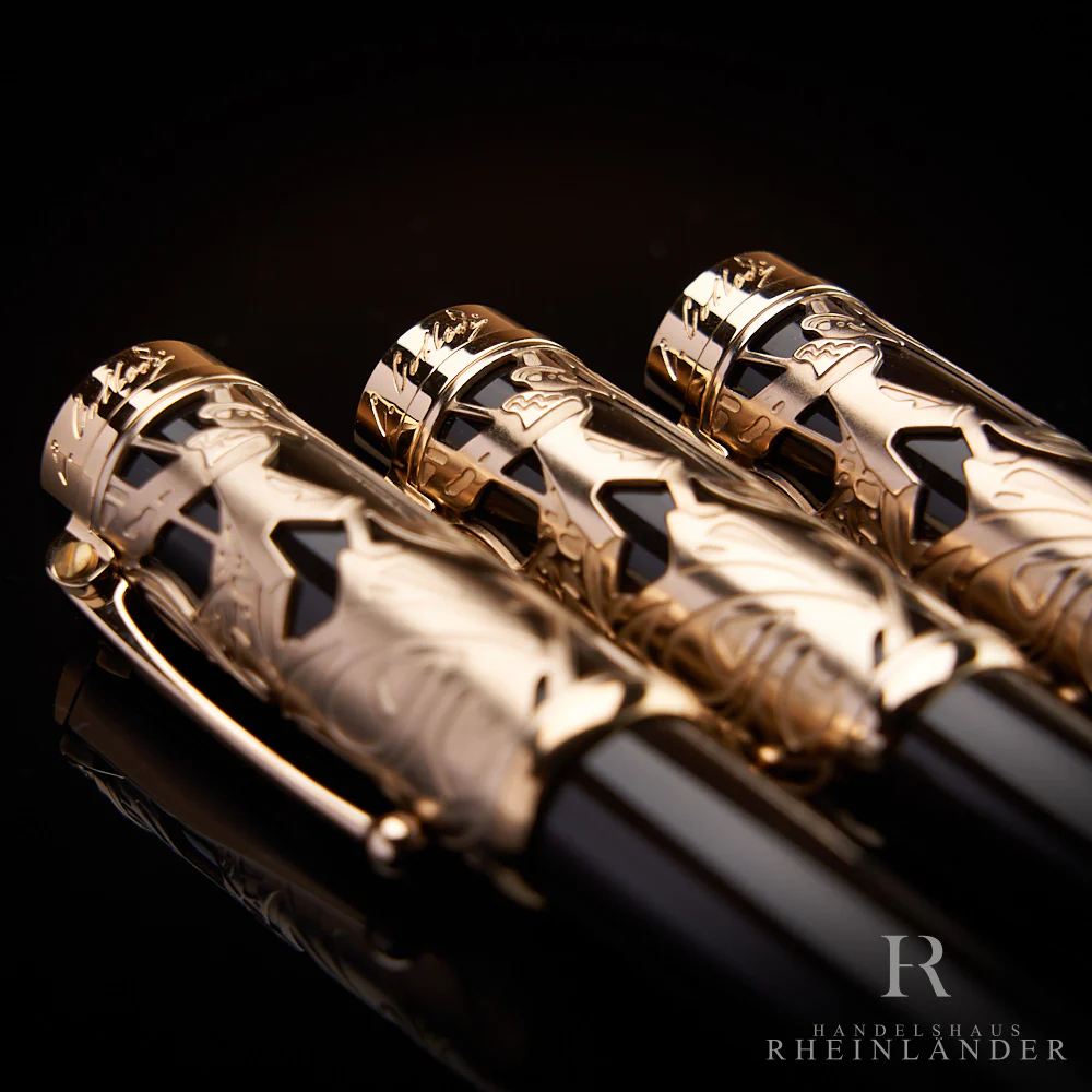 Montblanc Writers Edition Set Carlo Collodi 2011 Füller Kuli Bleistsift 106644 - Image 4