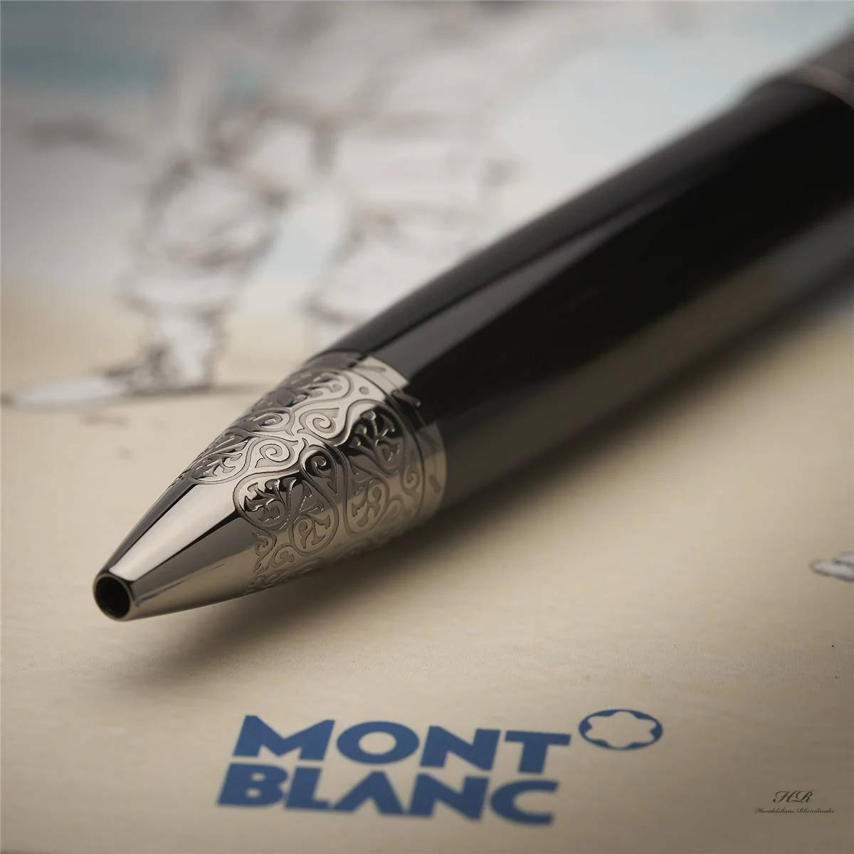 Montblanc Writers Edition von 2014 Daniel Defoe Kugelschreiber ID 110508 mit OVP - Image 2