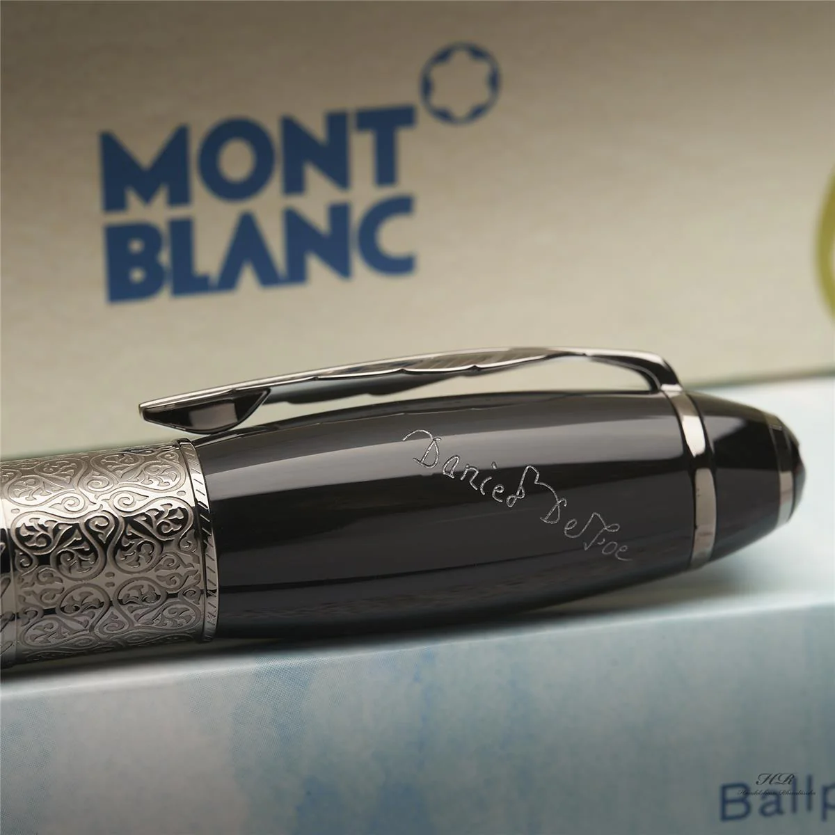 Montblanc Writers Edition von 2014 Daniel Defoe Kugelschreiber ID 110508 mit OVP - Image 4