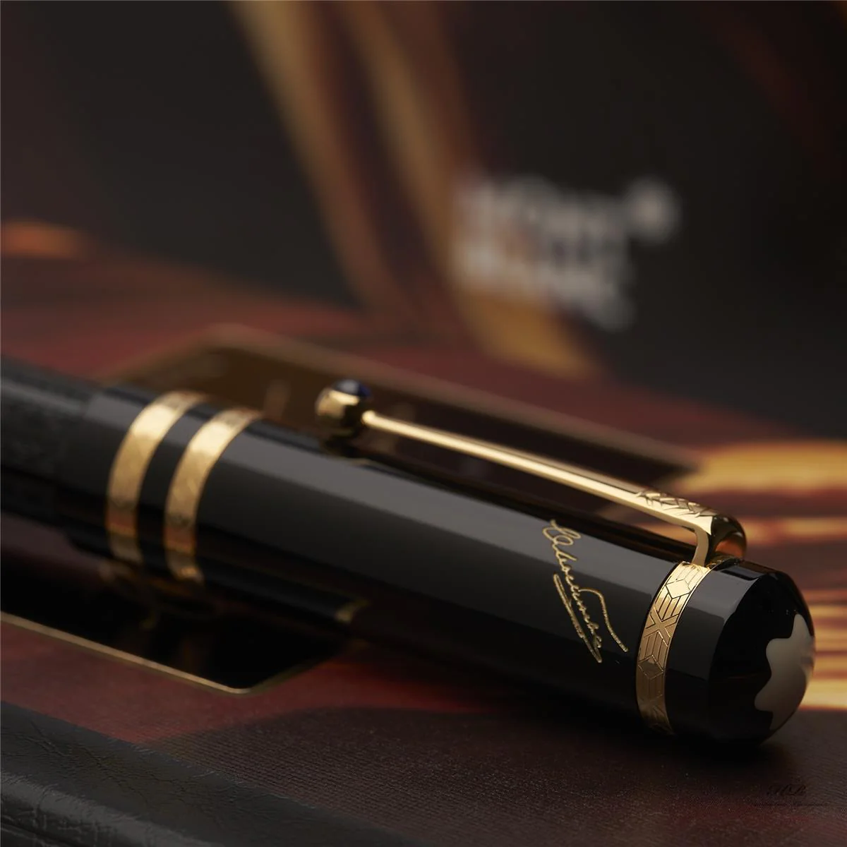 Montblanc Writers Edition von 1997 Fyodor Dostoevsky Roller Ball ID 28646 OVP - Image 2