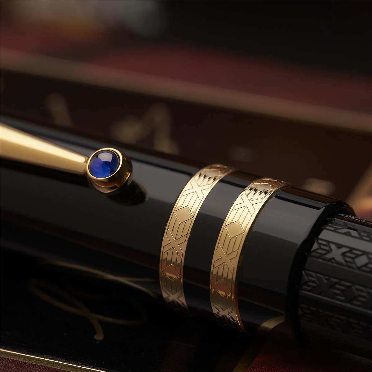 Montblanc Writers Edition von 1997 Fyodor Dostoevsky Roller Ball ID 28646 OVP - Image 4