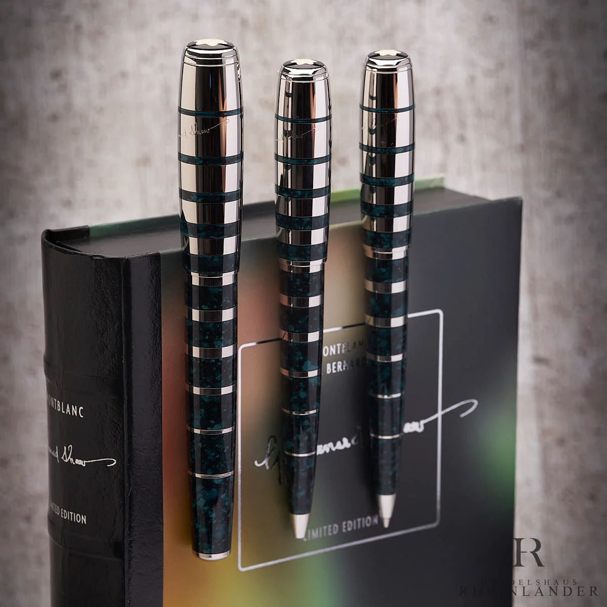 Montblanc Writers Edition von 2008 George Bernard Shaw 3er Set ID 102392 OVP - Image 2