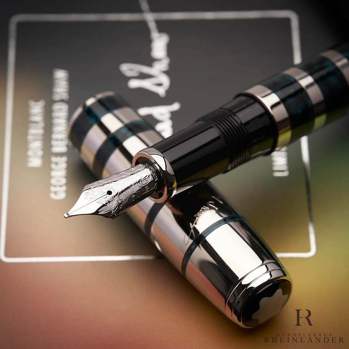 Montblanc Writers Edition von 2008 George Bernard Shaw 3er Set ID 102392 OVP - Image 5