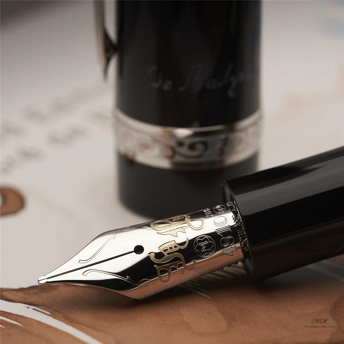 Montblanc Writers Edition von 2013 Honoré de Balzac Füllfederhalter ID 109293 - Image 5