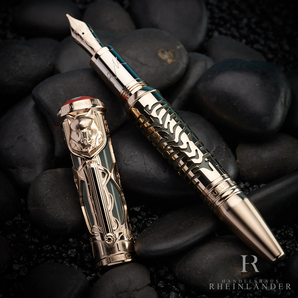 Montblanc Writers Edition Limited Edition Sammlung Tolstoy 1868 - Stevenson 1883 - Image 4