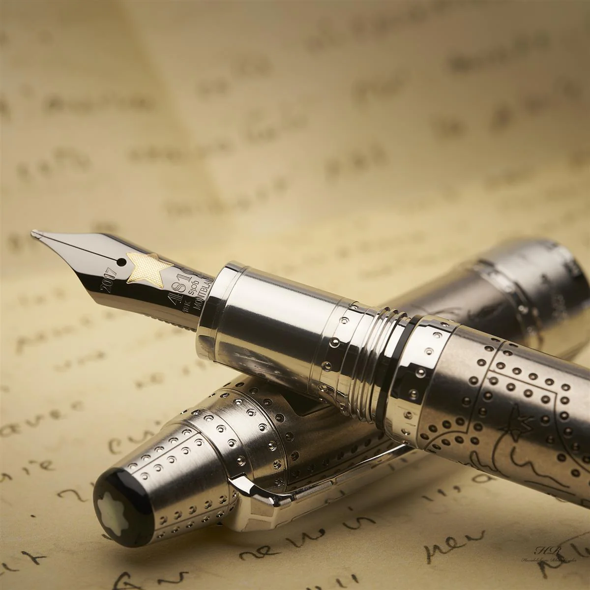 Montblanc Writers Edition Limited Edition Sammlung Tolstoy 1868 - Stevenson 1883 - Image 5